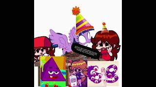 Fnf gf bside endless numbers 68 triangle angela and pibby twilight giving some gifts for purple day [upl. by Dohsar449]