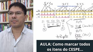 AULA Como Marcar todos os ITENS do CESPE [upl. by Coucher]