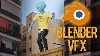 How to create VFX in Blender [upl. by Netneuq]