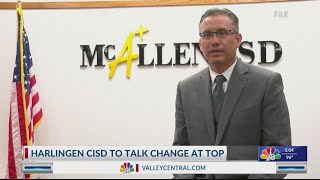 Harlingen CISD to talk change at top [upl. by Elyrehc]