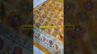 Puri pithani figar Catan sillk sarees price 6500 [upl. by Yrelle]