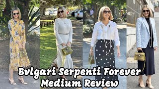 My Bvlgari Serpenti Forever Medium Top Handle Bag Review [upl. by Primrose]