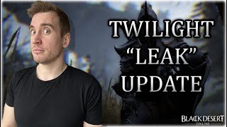 BDO OFFICIAL UPDATE on Twilight Accessory Leak [upl. by Cedar]