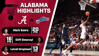 Alabamas Highlights vs UNC Asheville  Season Opener  2024 CBB [upl. by Nagear]