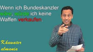 Deutsch Lernen Konjunktiv 2 A1 إلى C1 خواطر ألمانية الدرس 56 تعلم اللغة الألمانية مع رشيد من [upl. by Kliber]