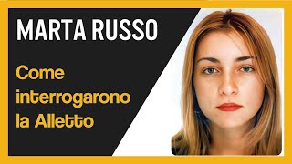 Caso Marta Russo Linterrogatorio della Alletto [upl. by Yentyrb]