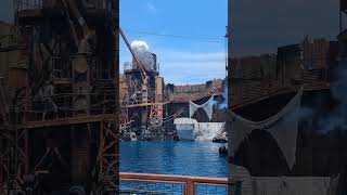 Waterworld Stunt Show  Universal Studios Hollywood shorts [upl. by Anelrats233]