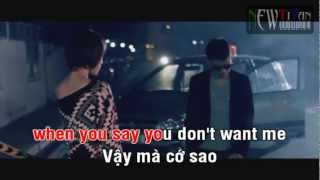 Xin anh đừng karaoke beat Emily Justatee LK [upl. by Kcam]