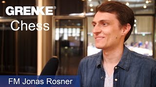 FM Jonas Rosner  Interview at the GRENKE Chess Open 2017 [upl. by Sivert]