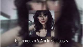 ✨️GLAMOROUS✨️ Glamorous x 9 Am In Calabasas TikTok Remix made by purple drip boy [upl. by Soutor]