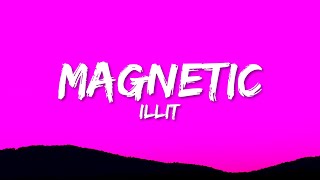 ILLIT  Magnetic Lyrics [upl. by Onibla]