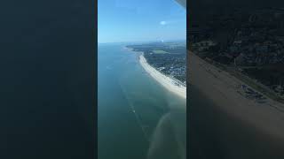 pilot aviation flying ocean beach nordfriesland [upl. by Eversole123]