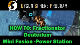 HOW TO FRACTIONATOR AND MINI FUSION POWER STATION EXPLAINED New 2023 DysonShereProgram [upl. by Mapes48]