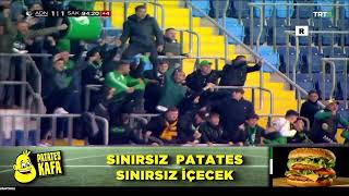 Adanaspor1  Sakaryaspor1 DK90 Gol Mustafa Pektemek adanaspor sakaryaspor tatangalar futbol [upl. by Carolus]