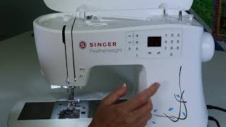 Singer Featherweight C240 3 Machine Overview [upl. by Eibmab992]