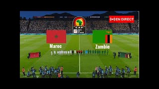 Maroc vs Zambie Live  Direct [upl. by Auqcinahs401]