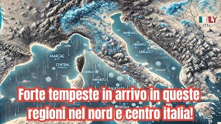 METEO SHOCK  BUFERA DI NEVE☃️❄️ FORTI NEVICATE IN PIANURA E SU TUTTA ITALIA CON GELO SIBERIANO [upl. by Annette]