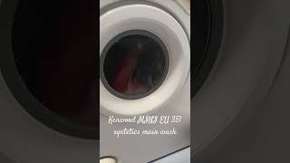 Kenwood MINI EU 351 Program 4 syntetics 40° kenwood miniwasher cute sogood [upl. by Anayhd]