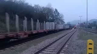 Güterzug nach Hohenberg fährt kurz nach 700 aus traisen ab am 13112024 [upl. by Padget]