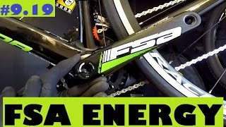 FSA Energy MegaExo crankset removal installation Shimano Hollowtech type [upl. by Ahsinrats472]