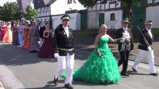 Umzug Schützenfest Hirschberg  Sonntag 23 August 2015  Jubiläumsschützenfest [upl. by Alaekim]