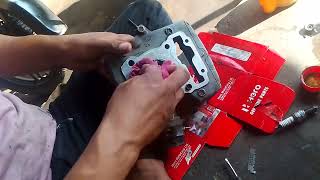 Hero CBZ Xtreme half engine assem motor Mechanic [upl. by Elysia72]