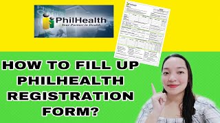 How to fill up Philhealth Registration form PMRF form [upl. by Aeel]