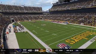 PS5 Madden 25 Gameplay  Mounties VS Steelers [upl. by Bushweller]