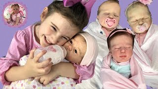 Aliyah’s Busy Reborn Night Routine with 4 Baby Girls [upl. by Amy]