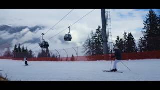 Dolomites Marilleva 1400  Hotel Sole Alto panorama time lapse [upl. by Clemens]