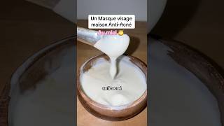 Masque visage maison anti acné au miel 🍯 [upl. by Alyakim]