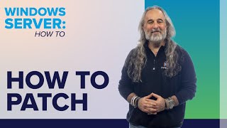 2 Ways to Patch on Windows Server 2022 [upl. by Ardelia]