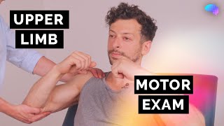 Motor Examination of the Upper Limbs  OSCE Clip  UKMLA  CPSA [upl. by Letti463]