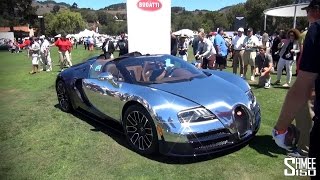 ALL SIX Bugatti Veyron Legend Editions  Ettore Bugatti World Debut [upl. by Ymaral]