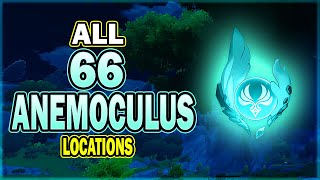 All 66 Anemoculus Locations  Detailed Guide for Mondstadt Oculus with Timestamps amp Easy Routes [upl. by Nnylyt]