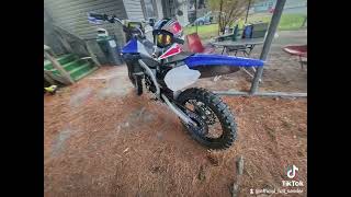 yz450f finished build edit [upl. by Adnalohs651]