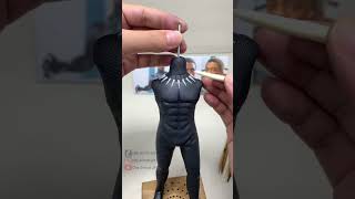 Clay Artisan JAY ：Creating a Powerful Black Panther Sculpture [upl. by Flodur]