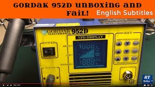 GORDAK 952D Hot air soldering station Unboxing and FAIL Sinhala [upl. by O'Hara]