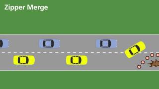 Zipper Merge Demonstration [upl. by Roti]