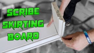 How To Install Skirting Board And Cut Scribe Corners quotquotBonus Contentquotquot The Ultimate Scribing Tool [upl. by Shien]