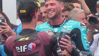 race results Moto2 Aragon 2024 Jake Dixon won Moto Mario Aji got poin [upl. by Ssalguod]