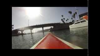 One Lap Around Dana Point Harbor  Stand Up Paddle Boarding  SUP [upl. by Sirahc]