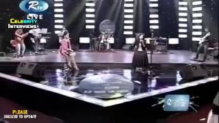 Monali Thakur Live Musical Concert in Bangladesh 2015 with Nusraat Faria PART 1 ON air rtv [upl. by Saffren]