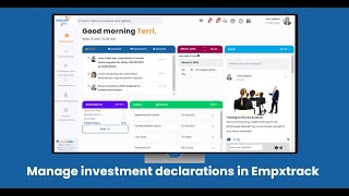 Manage Investment Declarations in Empxtrack [upl. by Liagaba]