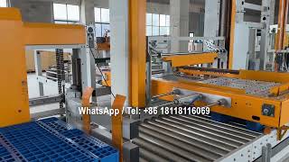 Automatic Beverage Can Half Tray Shrink Packing Machine Palletizer Wrapping Machine Packaging Line [upl. by Oreves]