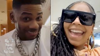 quotWe Wonquot Nelly Accuses Wife Ashanti Of Speaking French After Revealing He Won 200k In Vegas 🇫🇷 [upl. by Neisa]