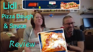 Lidl Pizza Dough and Sauce  lidlitalianweek Ninja10in1 taste test review [upl. by Aicissej]