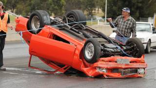 Drag Crash  Stooge V8 Torana [upl. by Amersham]