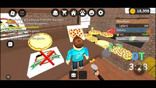 Playing Work At a Pizza Place on Roblox [upl. by Greerson]