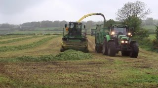 The madness begins  Silage 2016 GOPRO  John deere [upl. by Meil742]